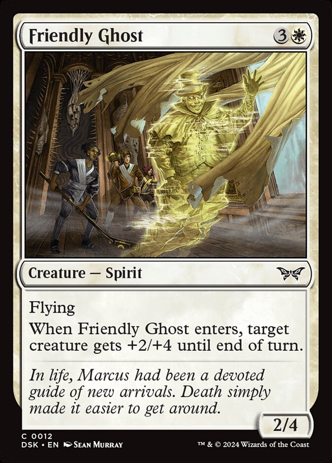 MTG Card Title: Friendly Ghost DSK/12