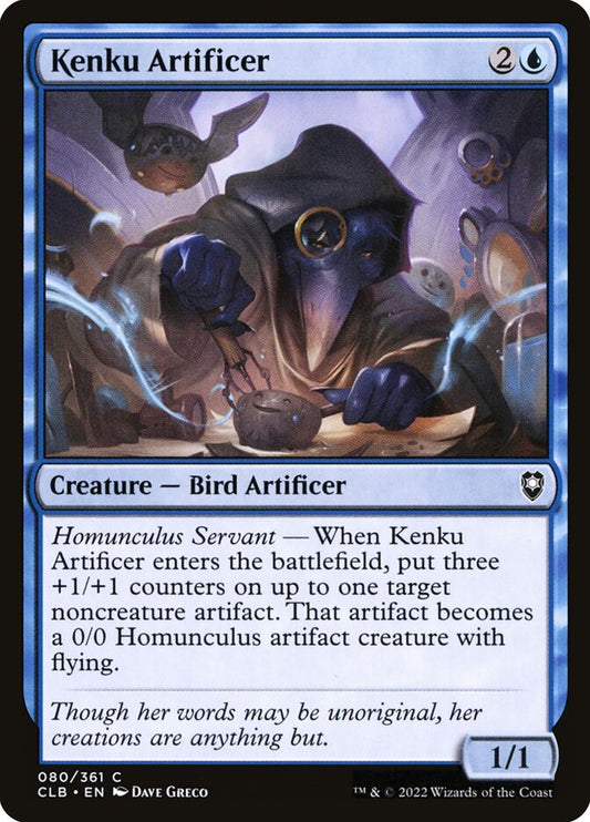 MTG Card Title: Kenku Artificer CLB/80