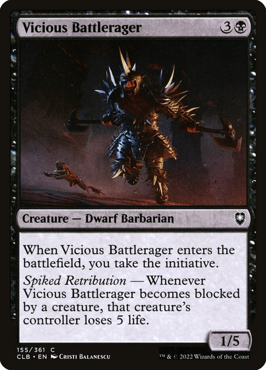 MTG Card Title: Vicious Battlerager CLB/155
