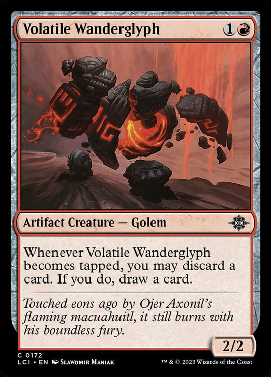 MTG Card Title: Volatile Wanderglyph LCI/172