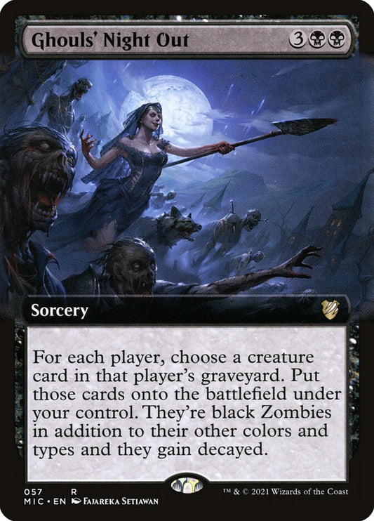 MTG Card Title: Ghouls' Night Out MIC/57
