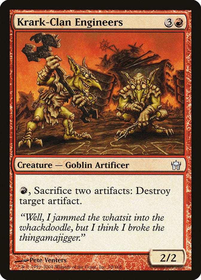 MTG Card Title: Krark-Clan Engineers 5DN/70