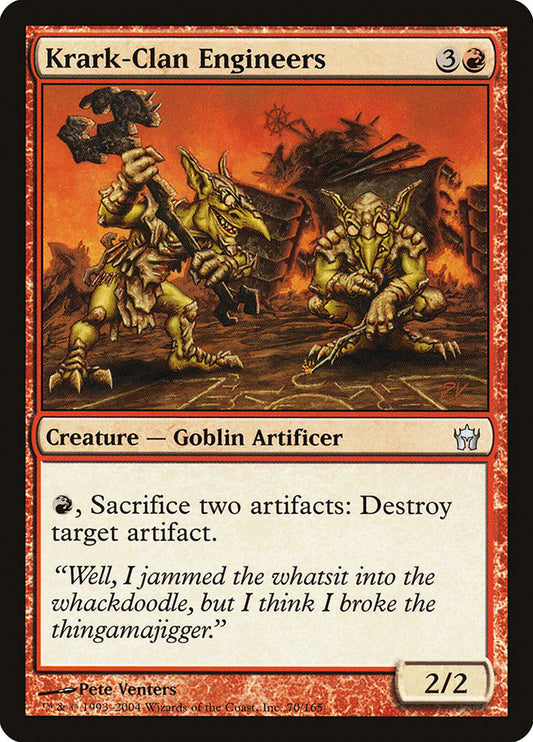 MTG Card Title: Krark-Clan Engineers 5DN/70