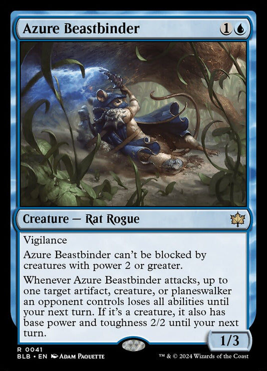 MTG Card Title: Azure Beastbinder BLB/41