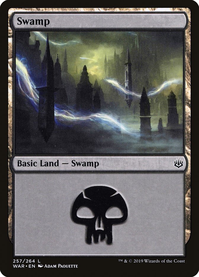 MTG Card Title: Swamp WAR/257