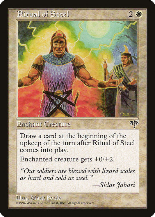MTG Card Title: Ritual of Steel MIR/36