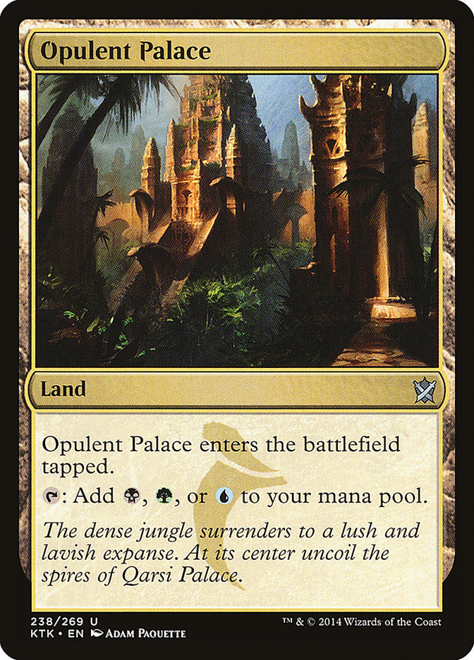 MTG Card Title: Opulent Palace KTK/238