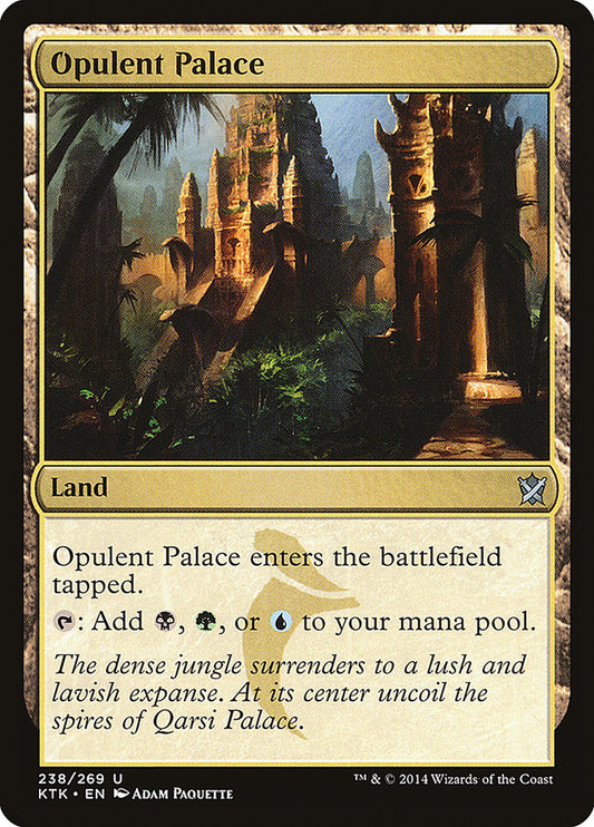 MTG Card Title: Opulent Palace KTK/238