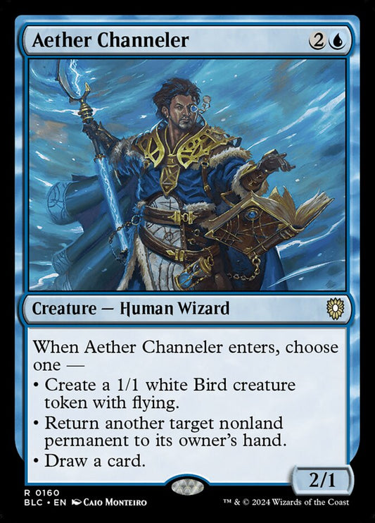 MTG Card Title: Aether Channeler BLC/160