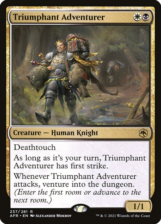 MTG Card Title: Triumphant Adventurer AFR/237