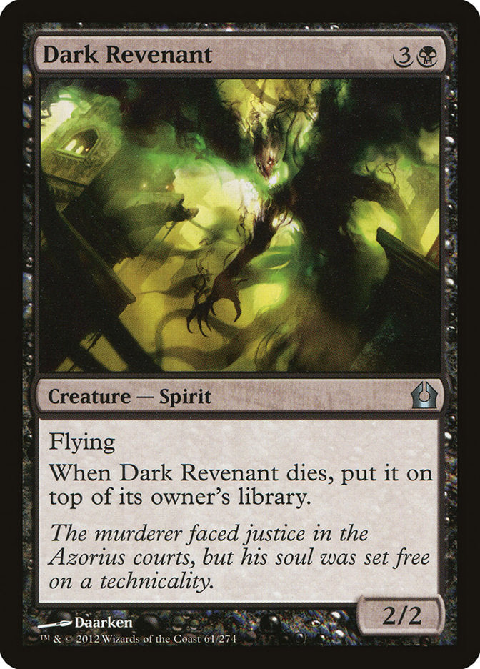 MTG Card Title: Dark Revenant RTR/61