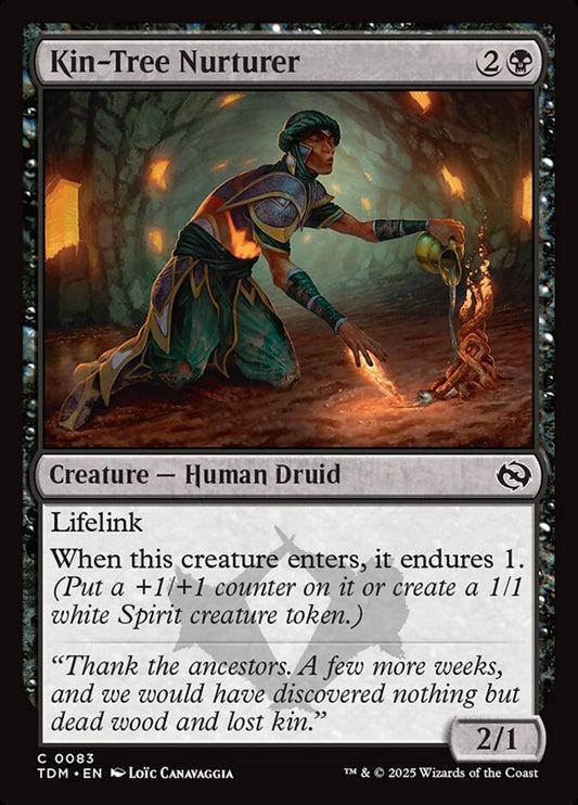 MTG Card Title: Kin-Tree Nurturer TDM/83