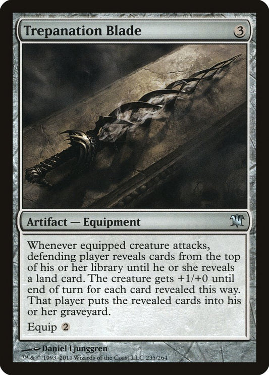 MTG Card Title: Trepanation Blade ISD/235