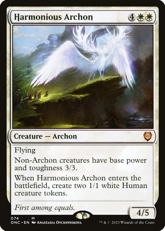 MTG Card Title: Harmonious Archon ONC/74