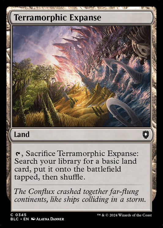 MTG Card Title: Terramorphic Expanse BLC/345