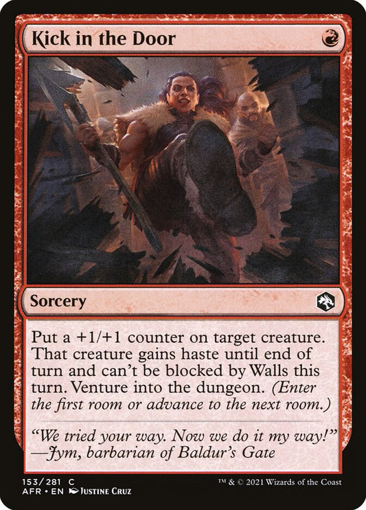 MTG Card Title: Kick in the Door AFR/153