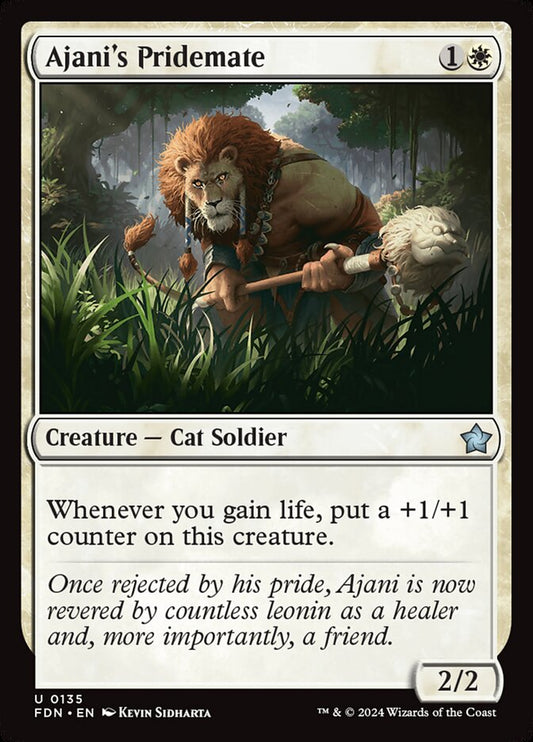 MTG Card Title: Ajani's Pridemate FDN/135