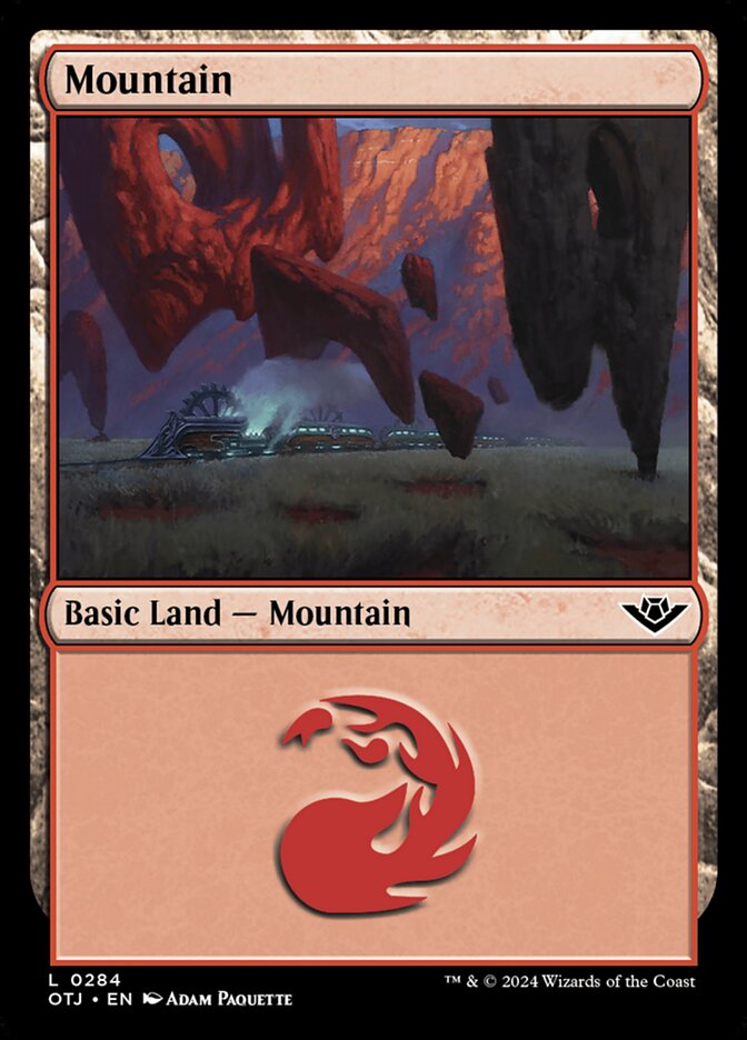 MTG Card Title: Mountain OTJ/284