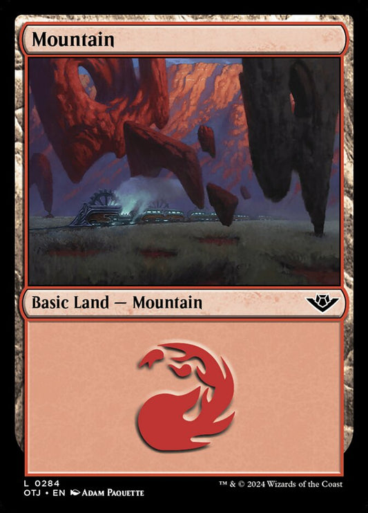 MTG Card Title: Mountain OTJ/284
