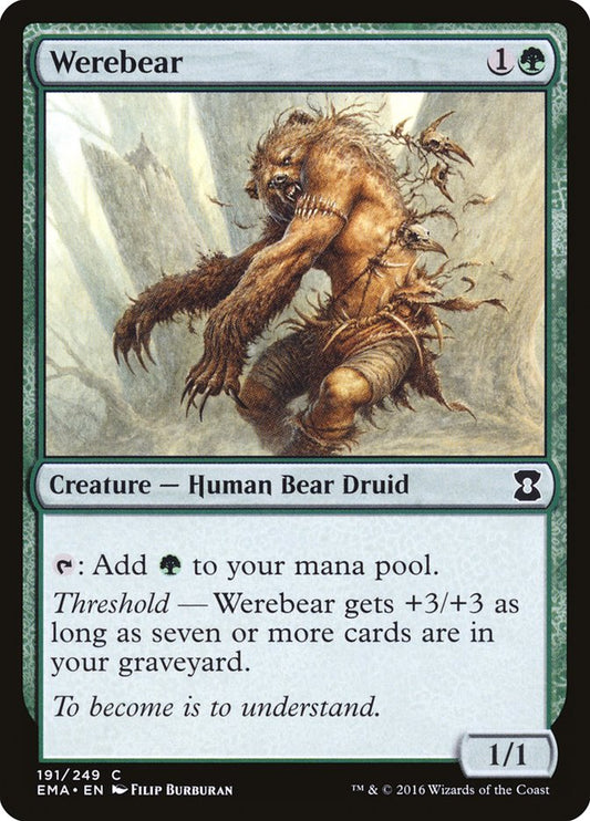 MTG Card Title: Werebear EMA/191