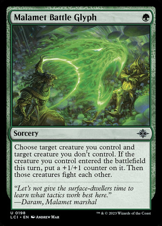 MTG Card Title: Malamet Battle Glyph LCI/198