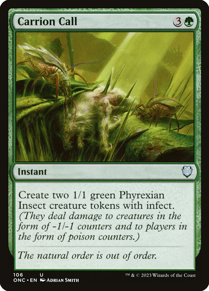 MTG Card Title: Carrion Call ONC/106