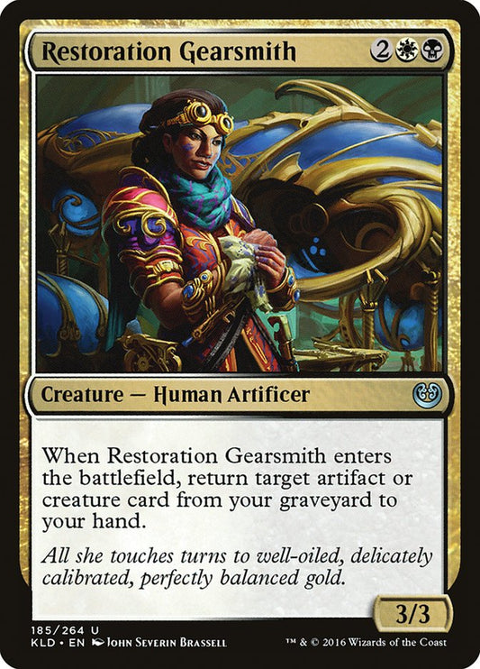 MTG Card Title: Restoration Gearsmith KLD/185