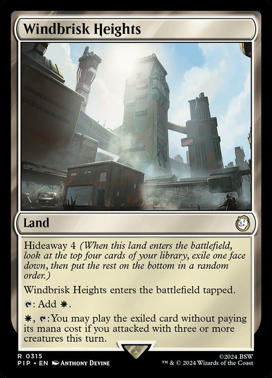 MTG Card Title: Windbrisk Heights PIP/315