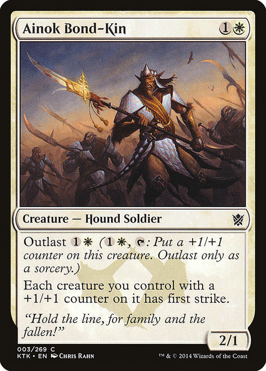MTG Card Title: Ainok Bond-Kin KTK/3