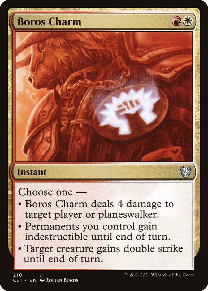 MTG Card Title: Boros Charm C21/210