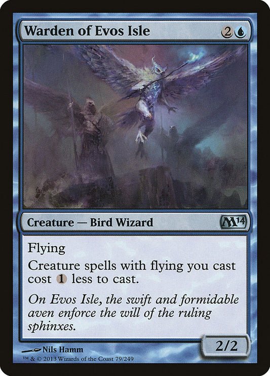 MTG Card Title: Warden of Evos Isle M14/79