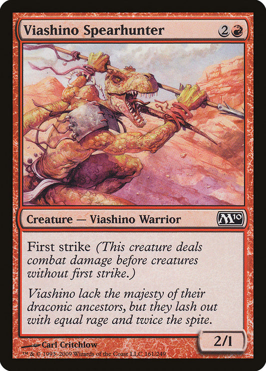 MTG Card Title: Viashino Spearhunter M10/161