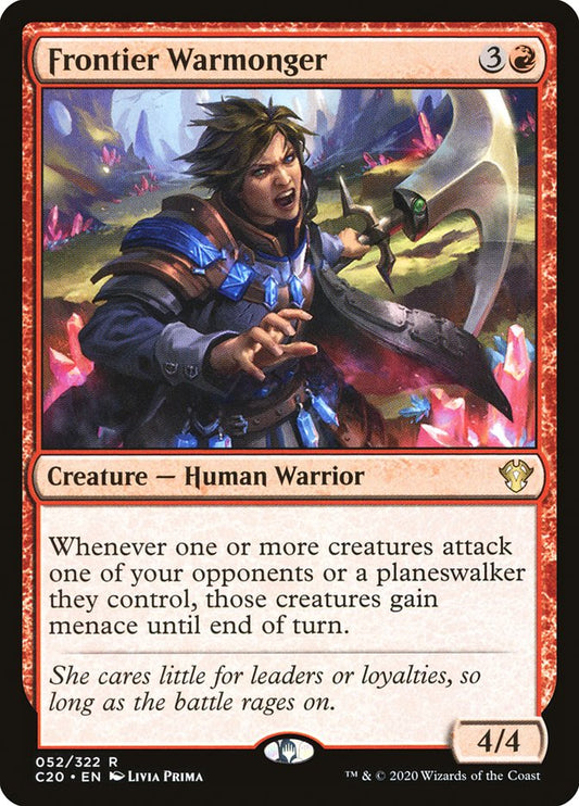 MTG Card Title: Frontier Warmonger C20/52