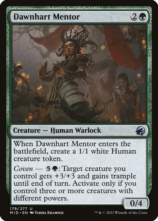 MTG Card Title: Dawnhart Mentor MID/179