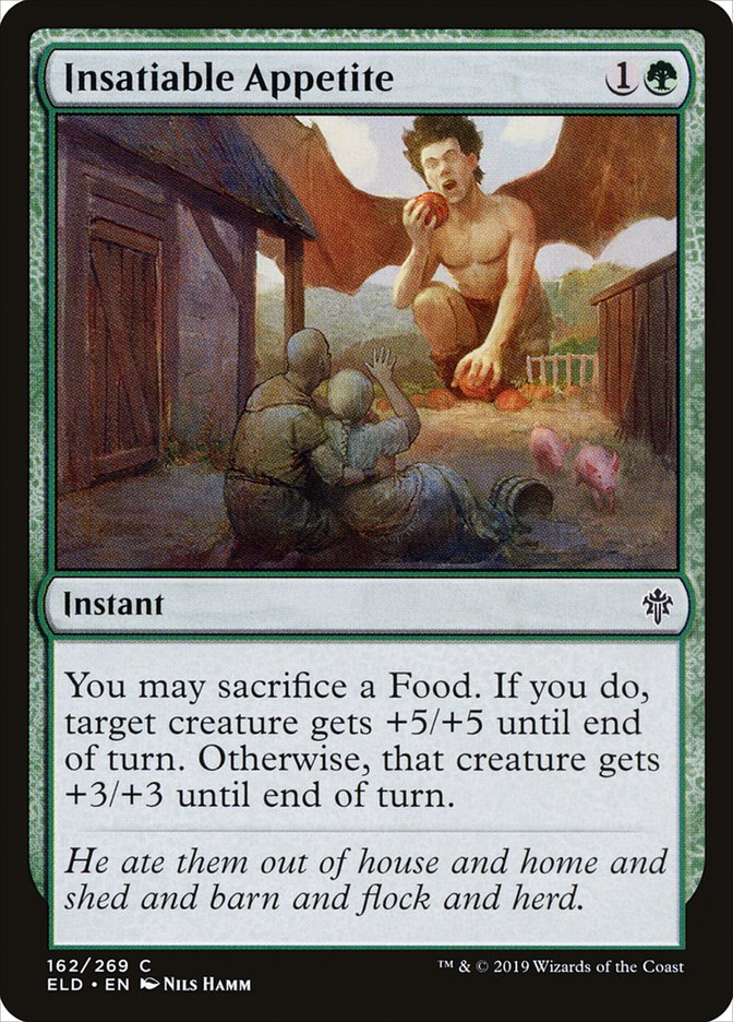 MTG Card Title: Insatiable Appetite ELD/162