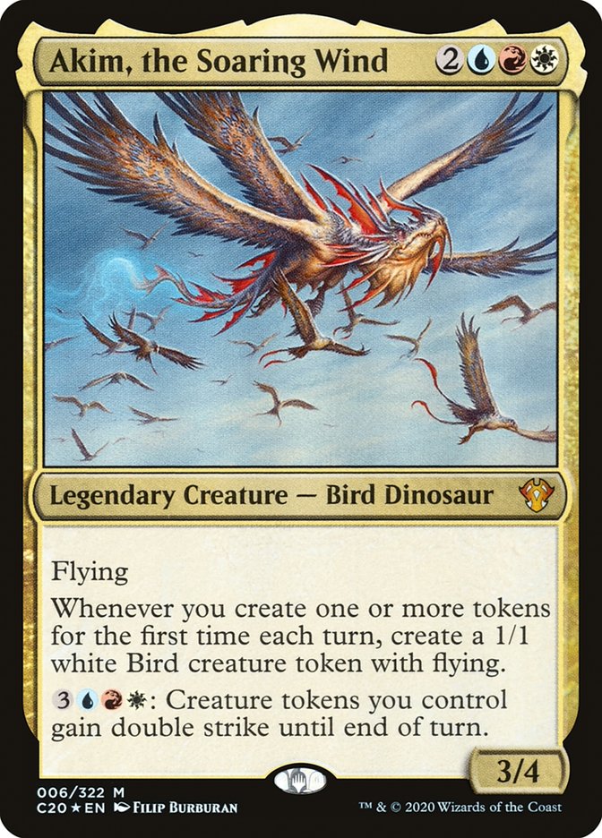 MTG Card Title: Akim, the Soaring Wind C20/6
