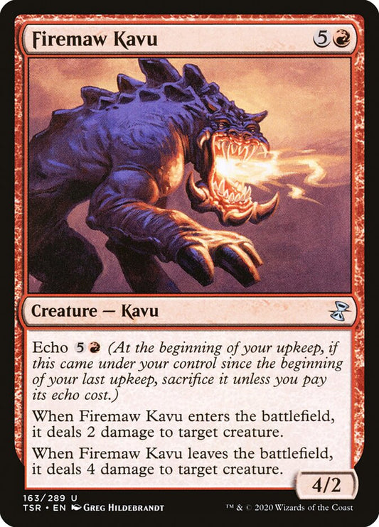 MTG Card Title: Firemaw Kavu TSR/163