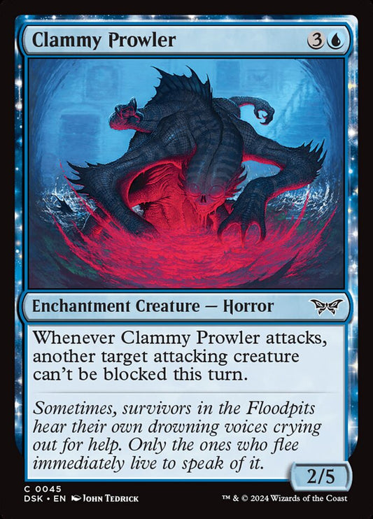MTG Card Title: Clammy Prowler DSK/45