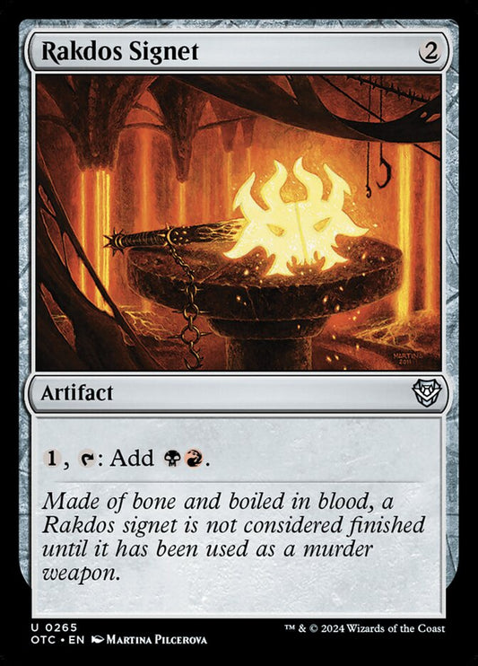 MTG Card Title: Rakdos Signet OTC/265