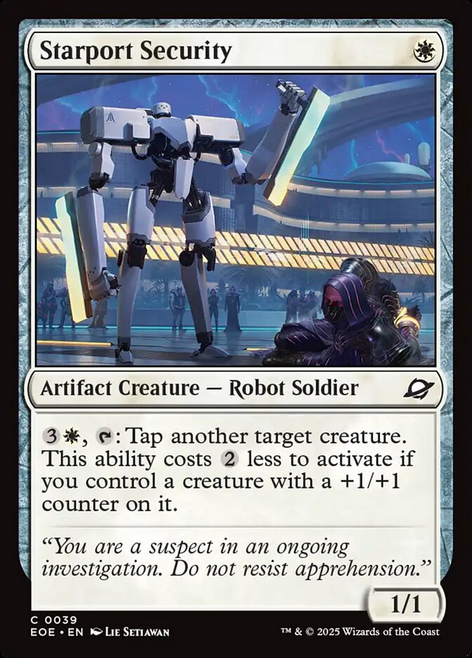 MTG Card Title: Starport Security EOE/39