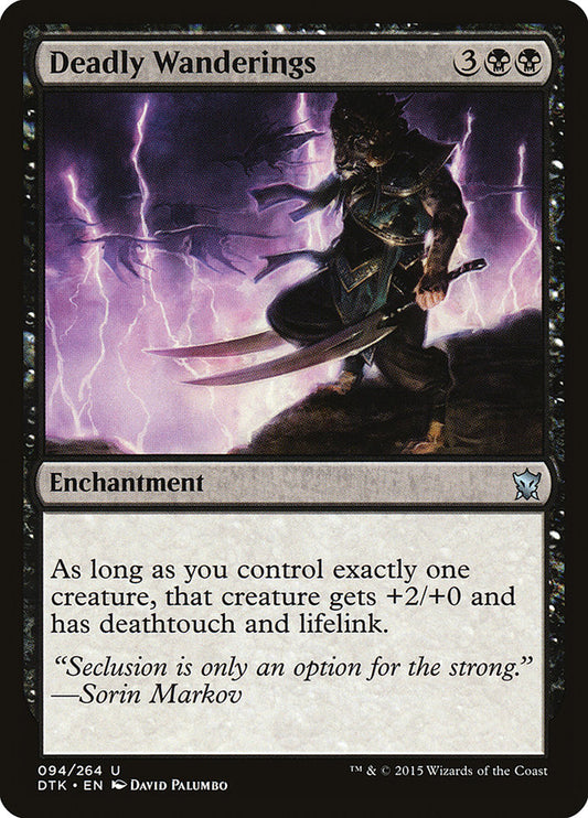 MTG Card Title: Deadly Wanderings DTK/94