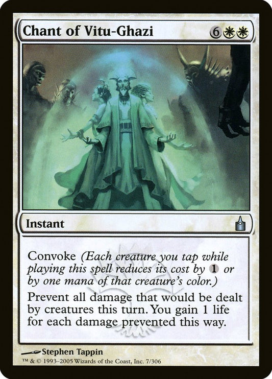 MTG Card Title: Chant of Vitu-Ghazi RAV/7
