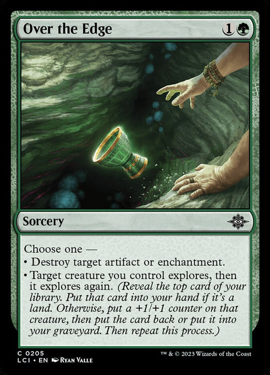 MTG Card Title: Over the Edge LCI/205
