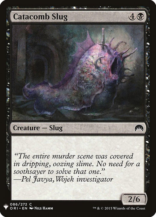 MTG Card Title: Catacomb Slug PLST/ORI-86