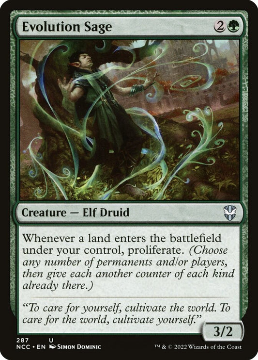 MTG Card Title: Evolution Sage NCC/287