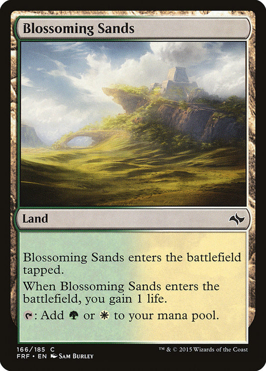 MTG Card Title: Blossoming Sands FRF/166