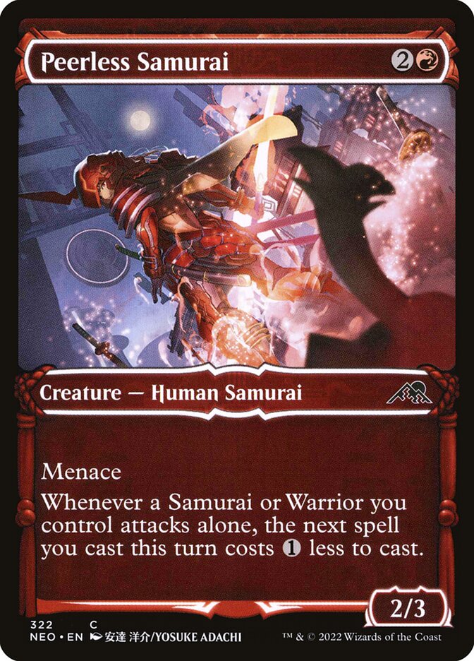 MTG Card Title: Peerless Samurai NEO/322