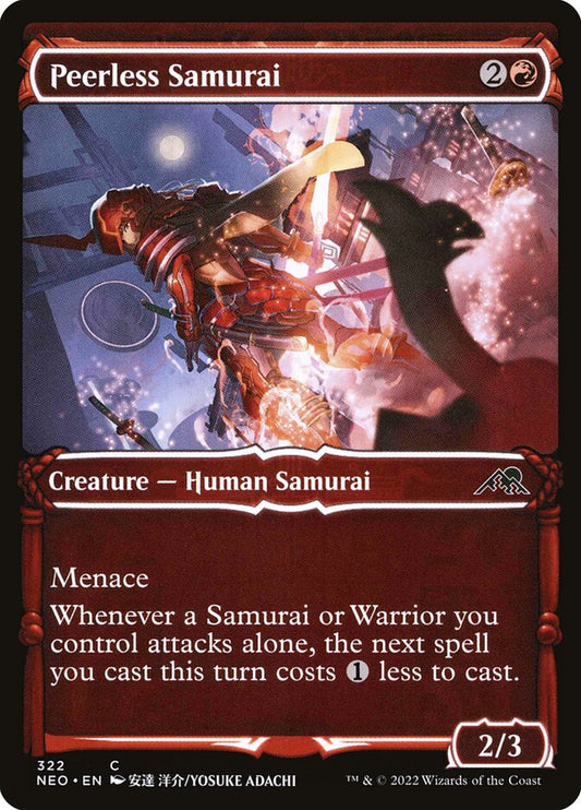 MTG Card Title: Peerless Samurai NEO/322