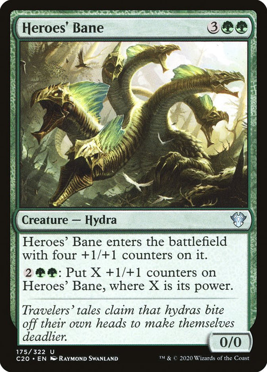 MTG Card Title: Heroes' Bane C20/175