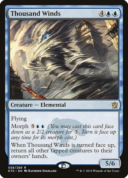 MTG Card Title: Thousand Winds KTK/58